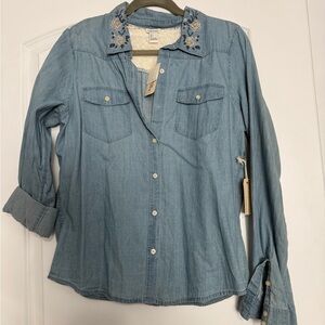 Forever 21 Light Blue Denim Jacket